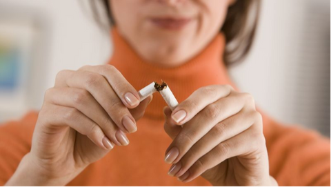 Women Breaking or Quitting Cigarettes