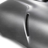 TS-STYLE DRY CARBON HOOD FOR 2020-2021 TOYOTA GR SUPRA*