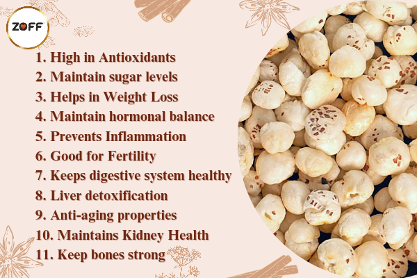 Health benefits of makhana