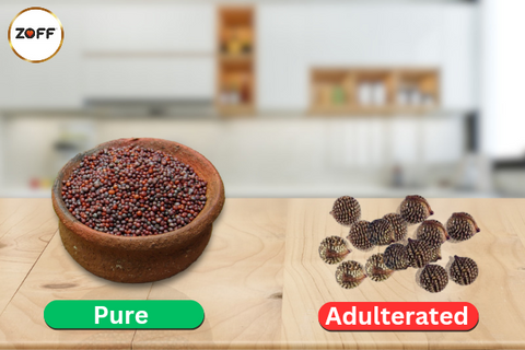 Mustard seeds adulteration check