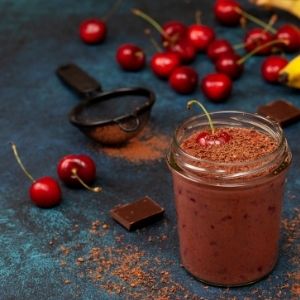 cherry chocolate smoothie