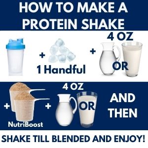 How to make a protein shake in a blender bottle