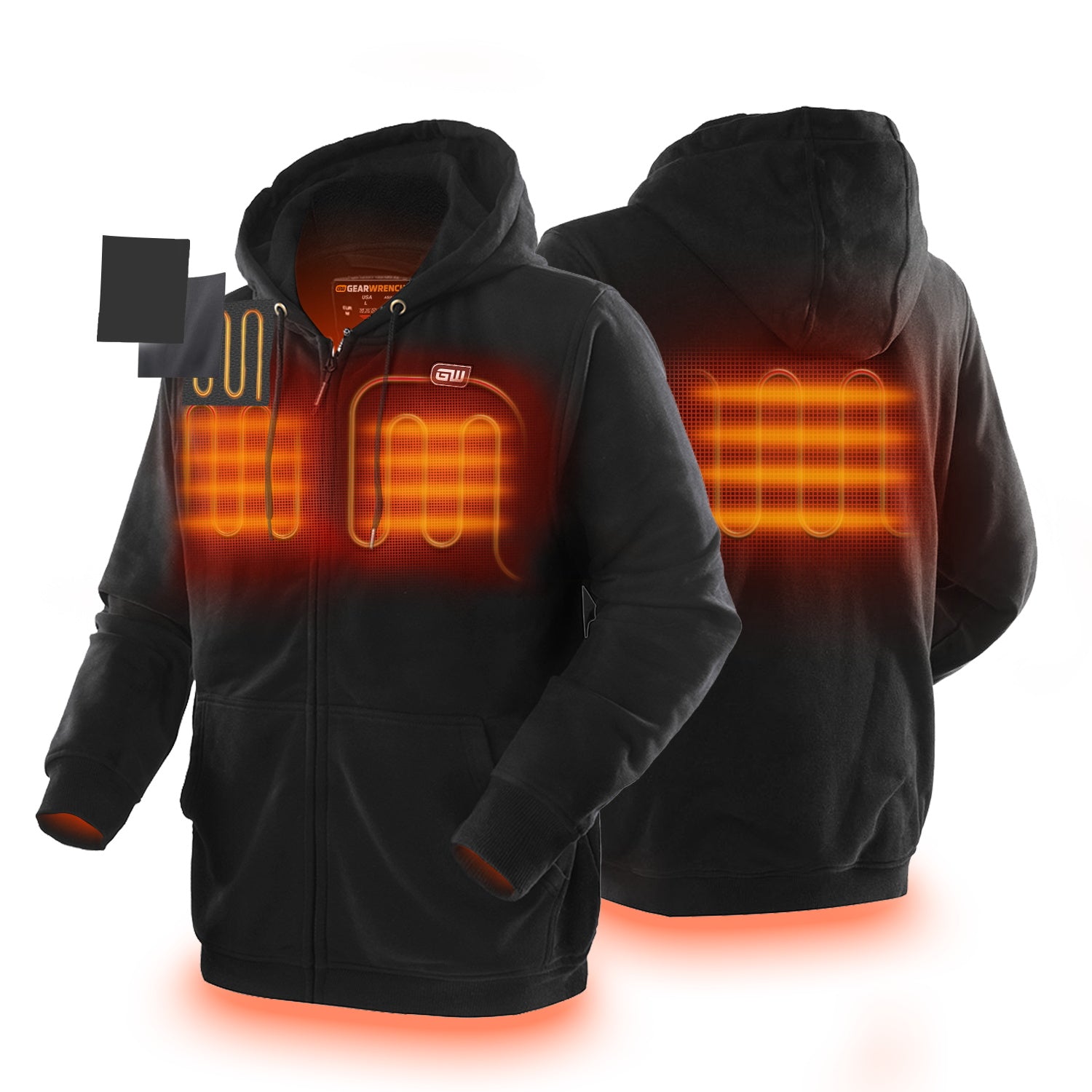 Heated Full Zip Hoodie - GearWrench Heated product image