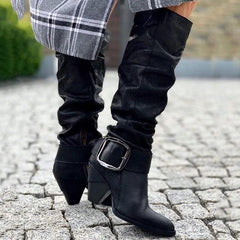 women's vintage lace up boots european