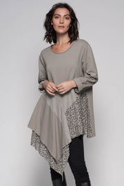 Euro French Terry Tunic - Breathable Naturals | Glam & Fame Clothing