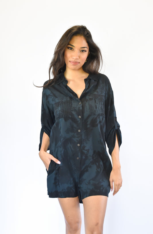 ANAHI ROMPER, Solid Black- KHUSH 20/31 – Beachside Boutique Hawaii