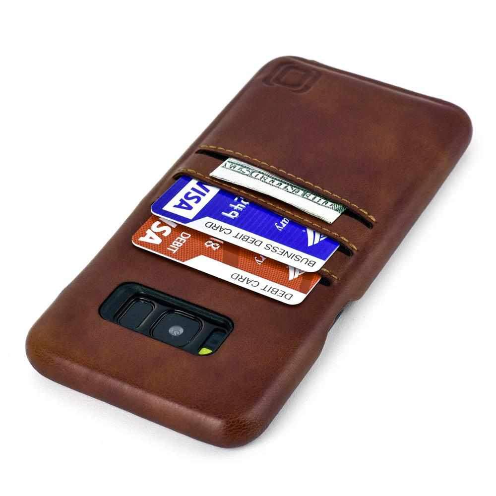 Corrupt Roestig Overeenkomstig met Vintage Brown Leather Wallet Case for Samsung Galaxy | Dockem