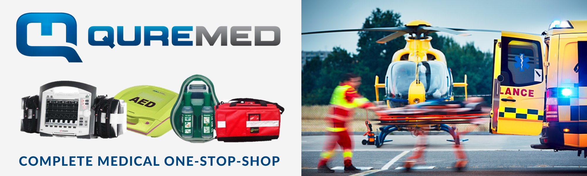 Ambulance, Emergency Services & first responder medical supplier - QureMed