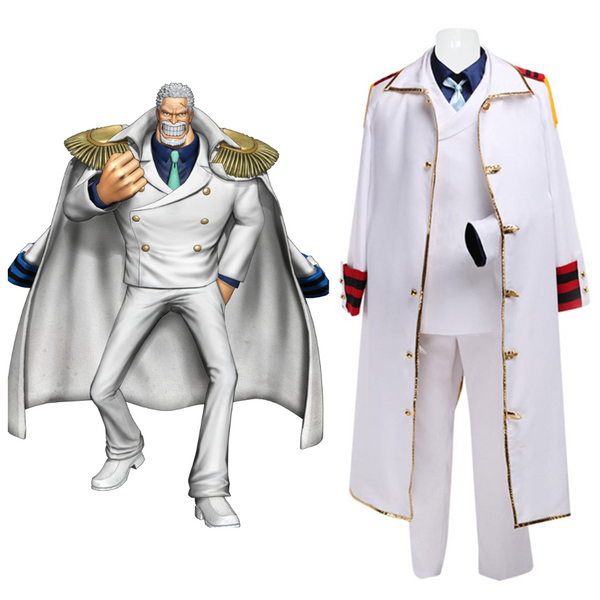 One Piece Monkey D Garp Cosplay Costume Halloween Carnival Disguise Su ...