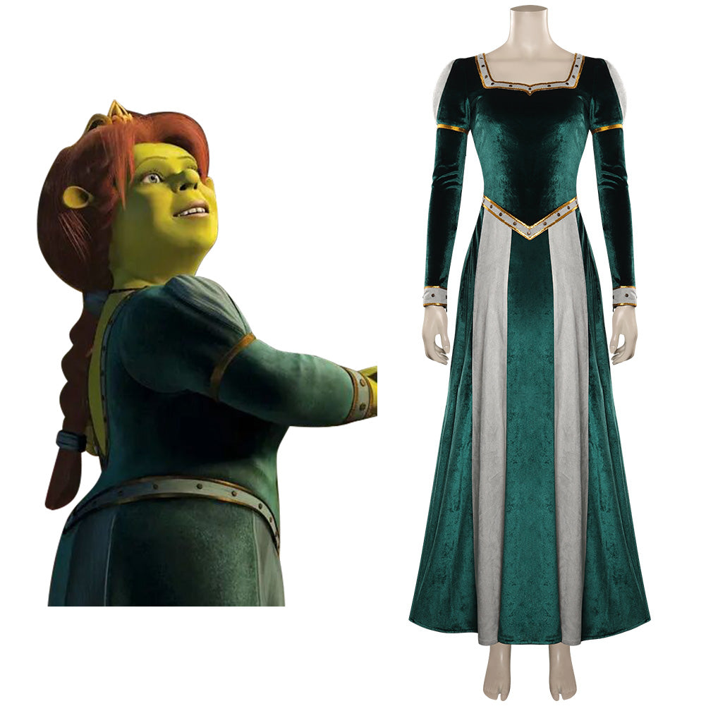 Shrek 2 Fiona Cosplay Costume Dress Outfits Halloween Carnival Party S Coshduk