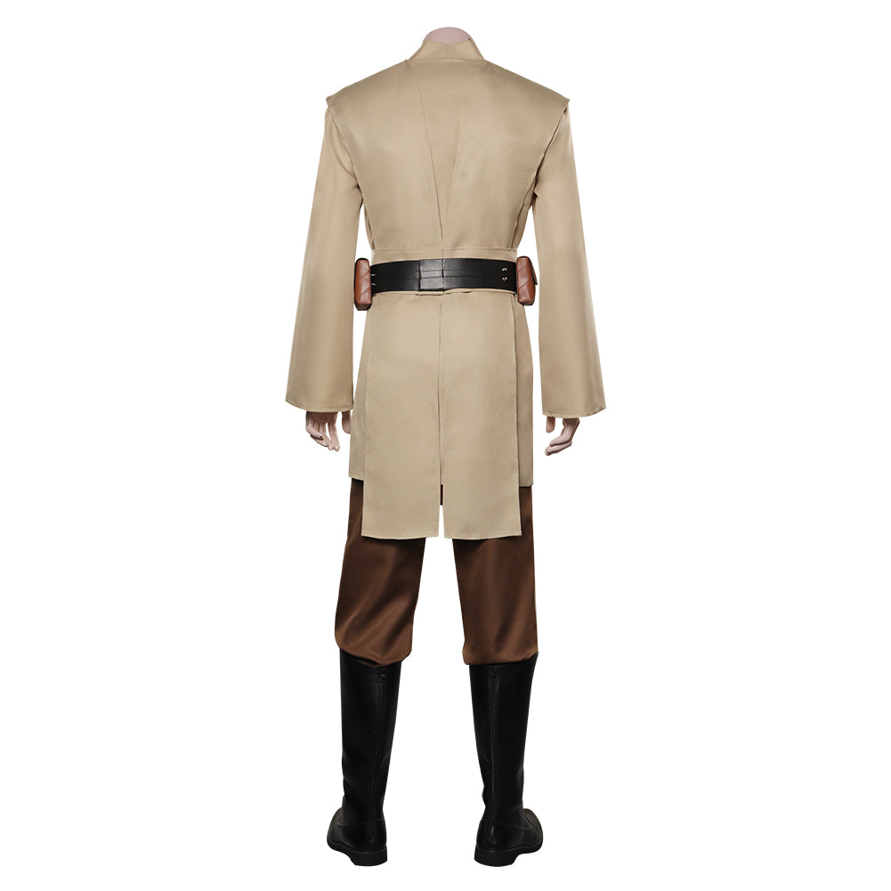 Star Wars Tales Of The Jedi Qui-Gon jinn Cosplay Costume Outfits Hallo –  Coshduk