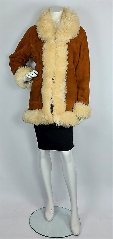 Pennylane coat - Afghan sheephide winter coat for unisex #7