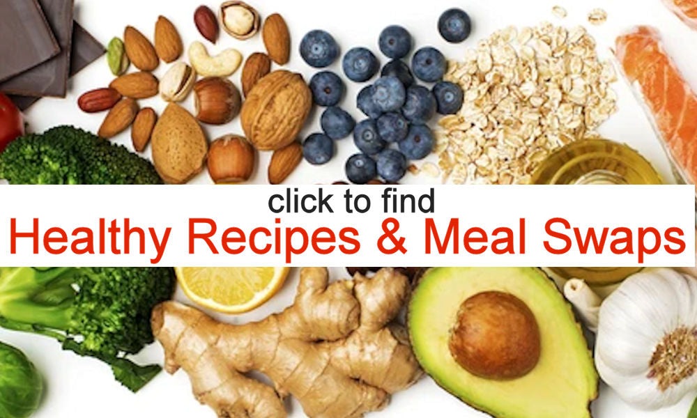 find healthy recipes and meal swaps