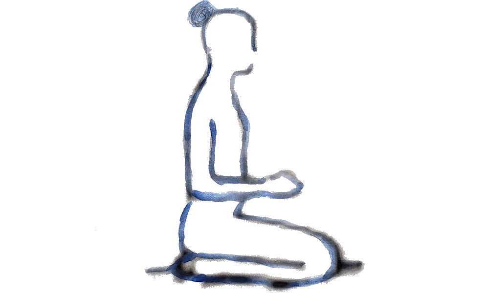 low kneel sitting exercise