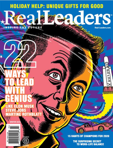 real leaders magazine winter 2019 featuring sportport