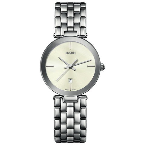 Florence Quartz White Stainless Steel,Rado Florence White Dial Women 28mm