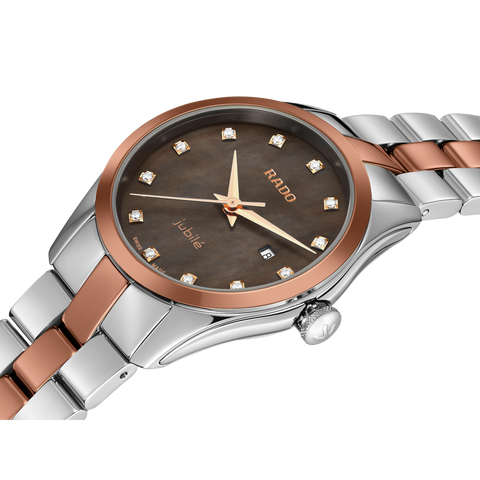 Hyperchrome Quartz Silver & Brown Stainless Steel