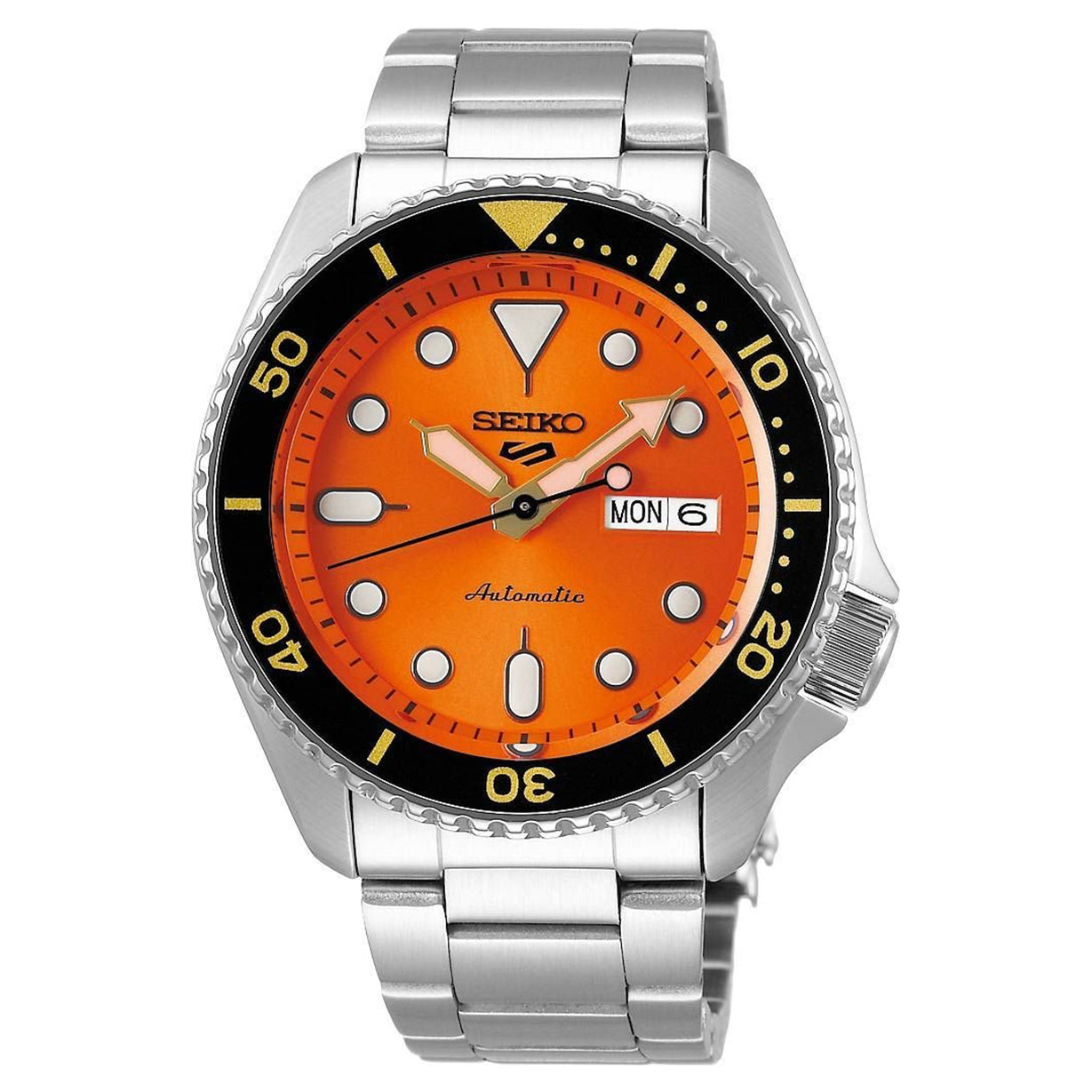 Seiko 5 Sports Orange Dial Men 42.5mm – Zimson Watch Store