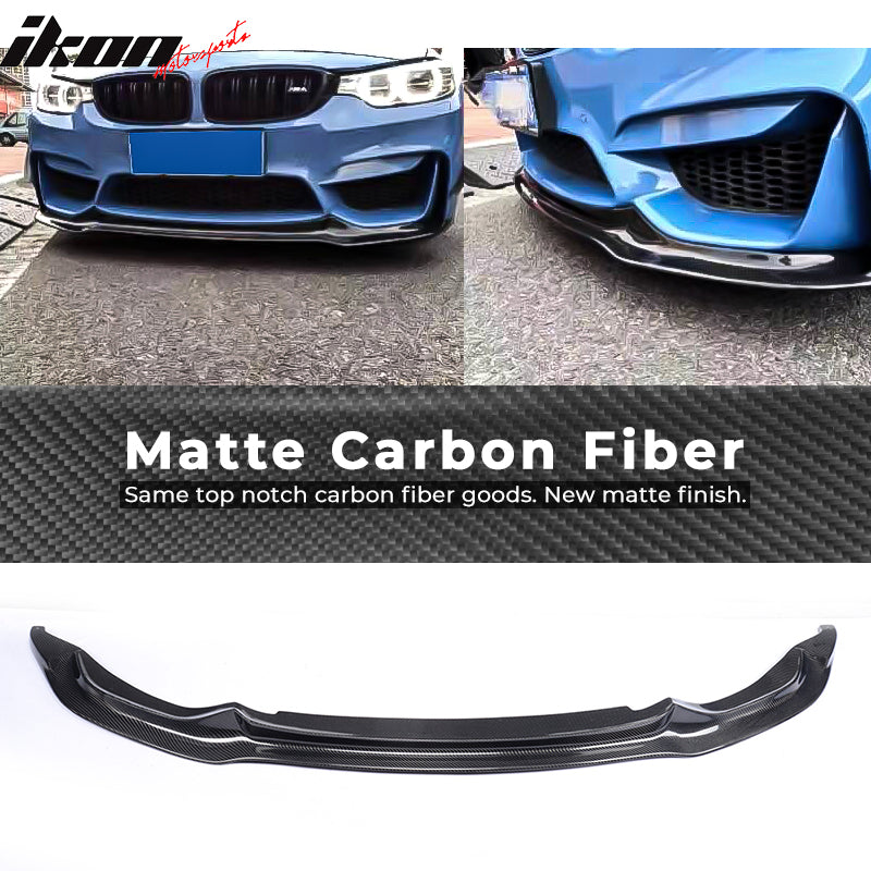 Carbon Front Flaps Lippe Spoiler Ecken small für BMW M3 F80 M4 F82 F83 –  STW-Solutions