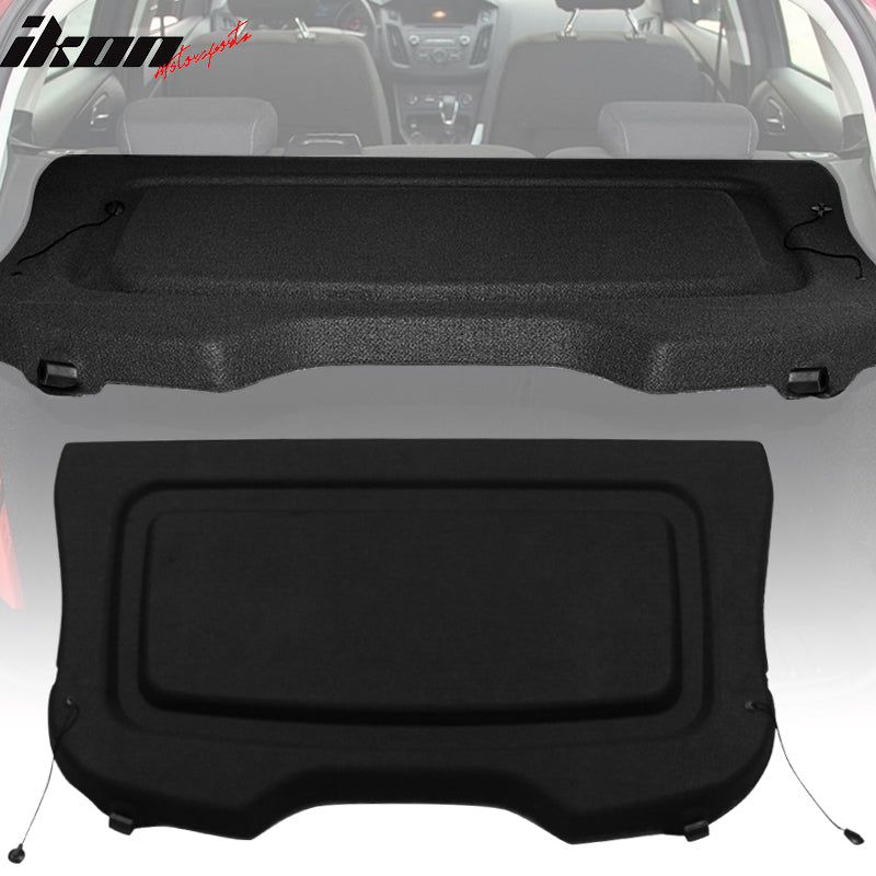 Marretoo for Ford Fiesta Cargo Cover 2011-2019 for Ford Fiesta Accessories  Rear Trunk Shade Non-Retractable Trunk Cover