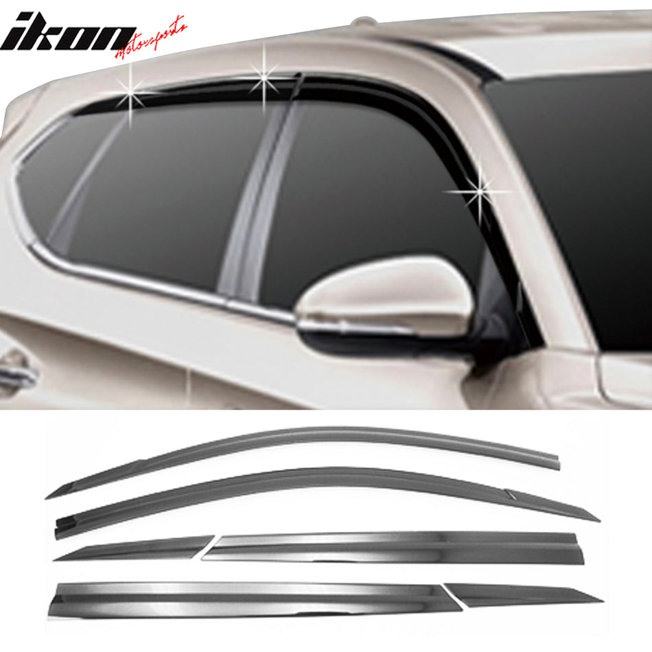 Rain Guards Vent Visors Shade for 2016-2020 Hyundai Tucson in