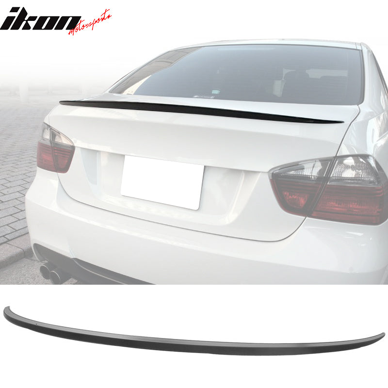 Trunk Spoiler Compatible With 2006-2011 BMW E90 3 series Sedan, AC-S Style  ABS Rear Deck Lip Wing by IKON MOTORSPORTS, 2007 2008 2009 2010 – Ikon  Motorsports