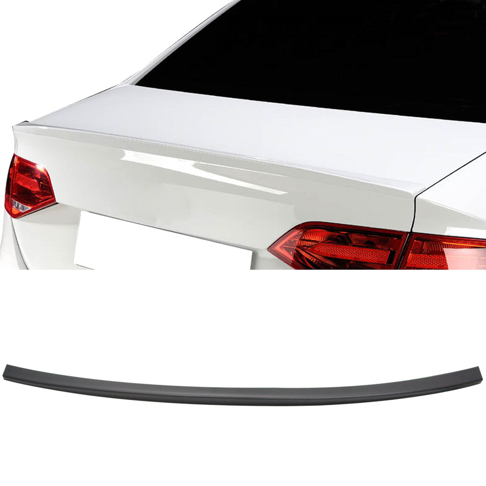 Trunk Spoiler Compatible With 2005-2011 Audi A6 C6, Unpainted Black - PUF -  Other Color Available Rear Roof Tail Spoiler Wing by IKON MOTORSPORTS, 2006  2007 2008 2009 2010 – Ikon Motorsports