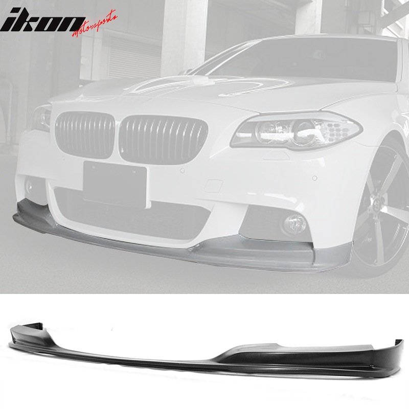 Front Bumper Lip Compatible With 2010-2013 BMW F10 5-Series, 3D
