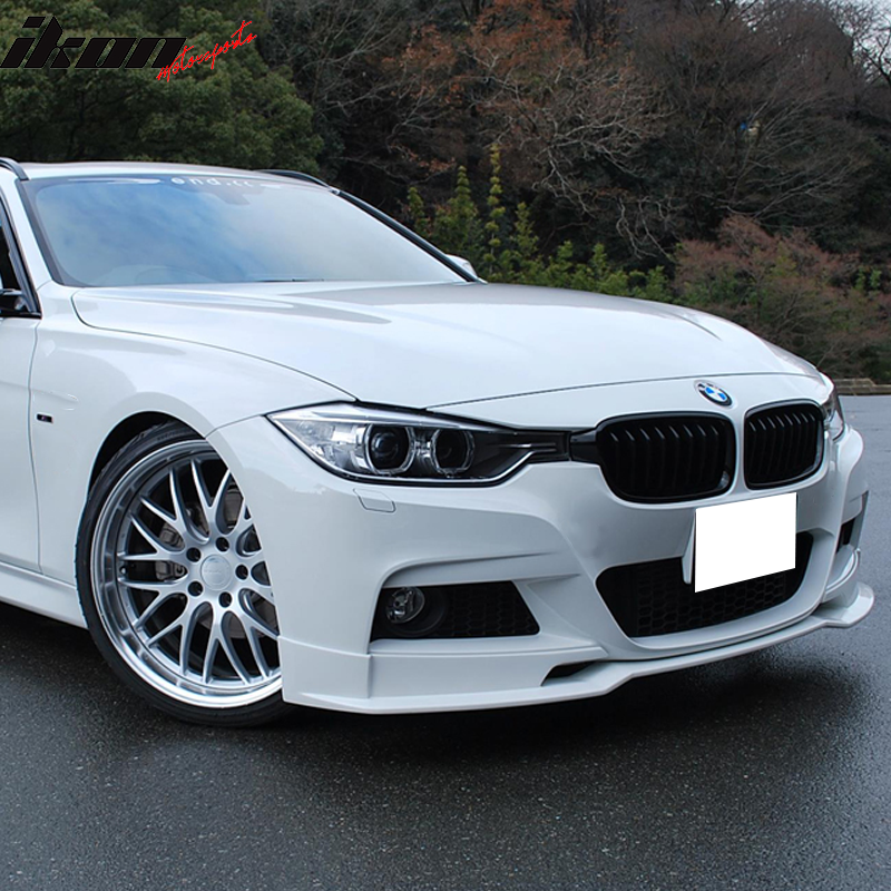  Front Lip Fit for 2014-2019 BMW F32 F33 F36 4 Series M Sport  Front Bumper Chin Lip Splitter Spoiler Carbon Fiber Style : Automotive