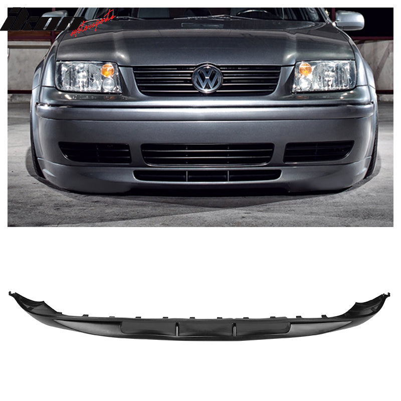 Front Bumper Lip Compatible With 2010-2014 Volkswagen Golf 6 & GTI,  Urethane PU Unpainted Black Front Lip Spoiler By IKON MOTORSPORTS, 2011  2012 2013 – Ikon Motorsports