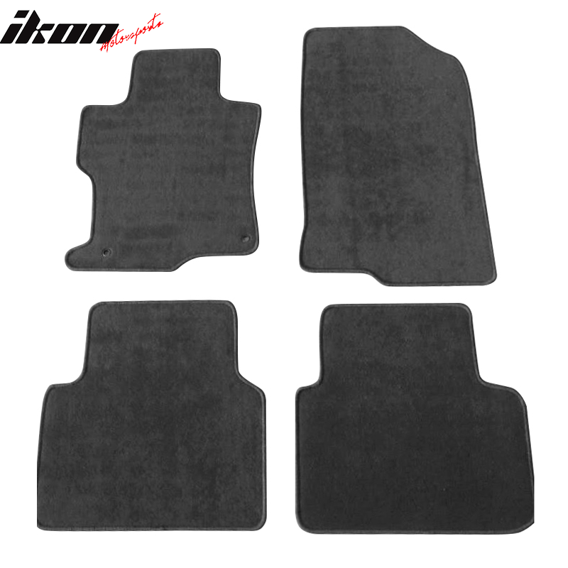 IKON MOTORSPORTS, Latex Floor Mats Compatible With 2008-2012 Honda Accord  Sedan 4-Door – Ikon Motorsports