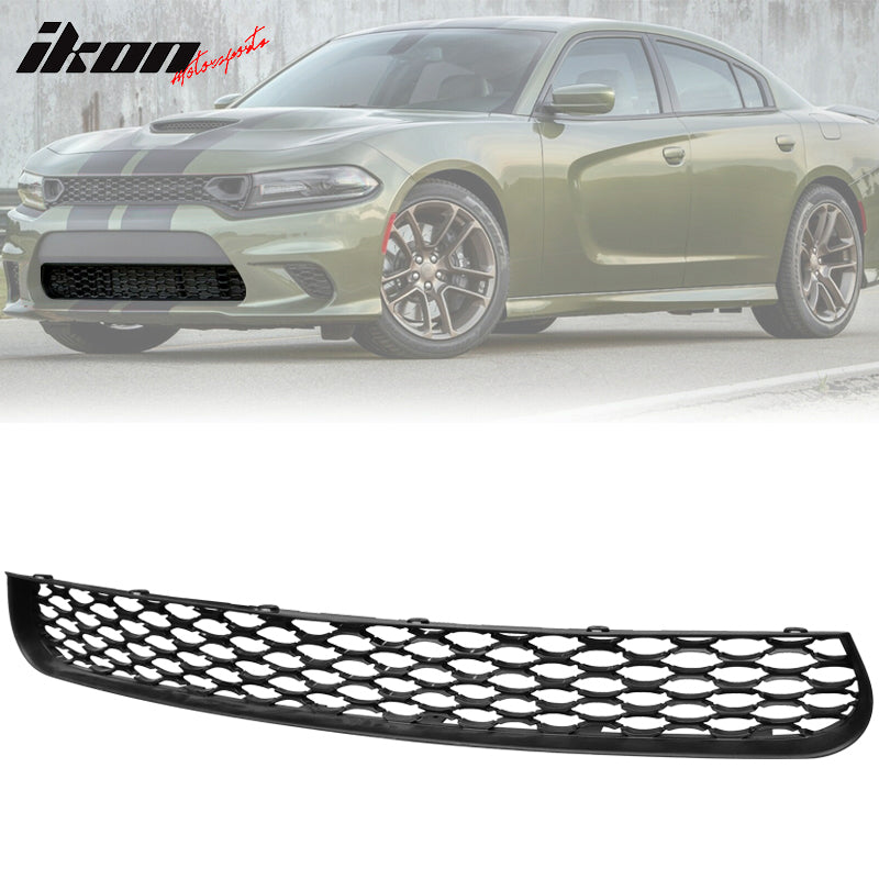 IKON MOTORSPORTS, Grille Compatible With 2015-2023 Dodge Charger