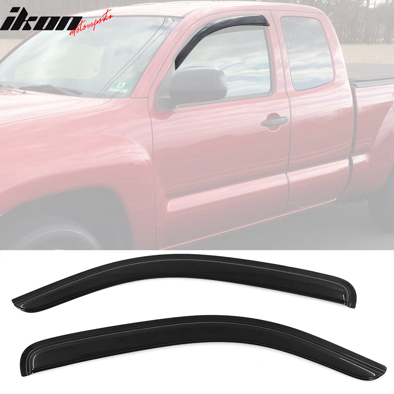 Window Visor Compatible With 2016-2023 Toyota Tacoma Access Cab