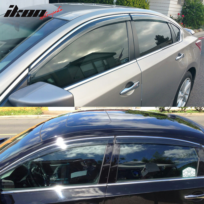 2013-18 Nissan Altima Window Visors Wind Deflectors Rain Guards