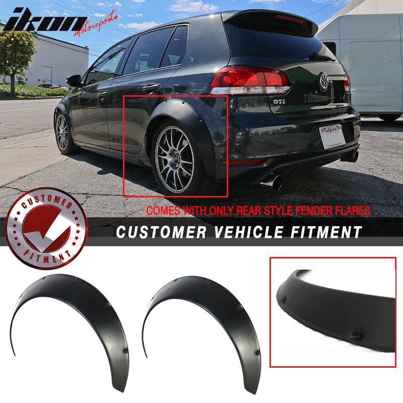 Fender Flare Compatible With Any Car, Ikon V3 Universal 90mm Wide