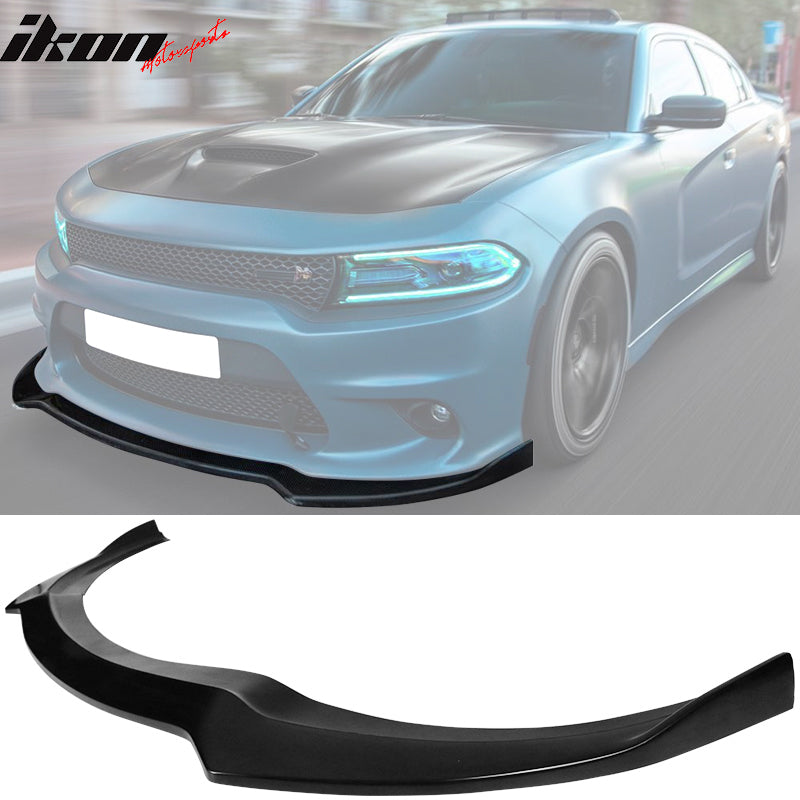 IKON MOTORSPORTS, Front Lip Protector Compatible With 2015-2023 Dodge  Charger Scat Pack SRT, Yellow Lower Lip Guard Pair, 2016 2017 2018 – Ikon  Motorsports