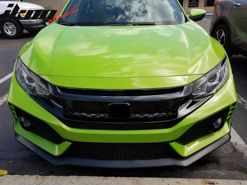 2016-2021 Honda Civic Type-R Style Front Bumper Cover On Car Show