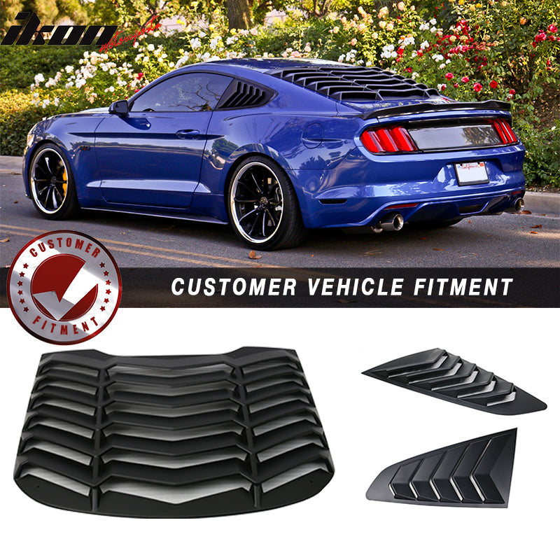 2015-2023 Ford Mustang S550 Black Coolant Reservoir Tank Cover