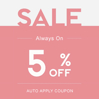 Welcome Coupon - Always On 5% Off