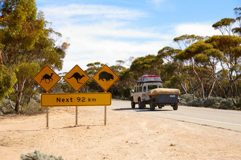 Crossing the Nullarbor with our Camper 12