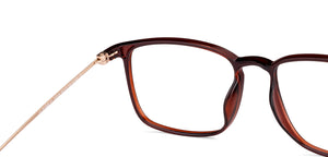 Brown Square Full Rim Unisex Eyeglasses by Lenskart Air-147429