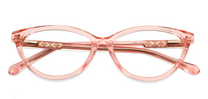 Pink Cat Eye Full Rim Kids Eyeglasses by Hooper-152520