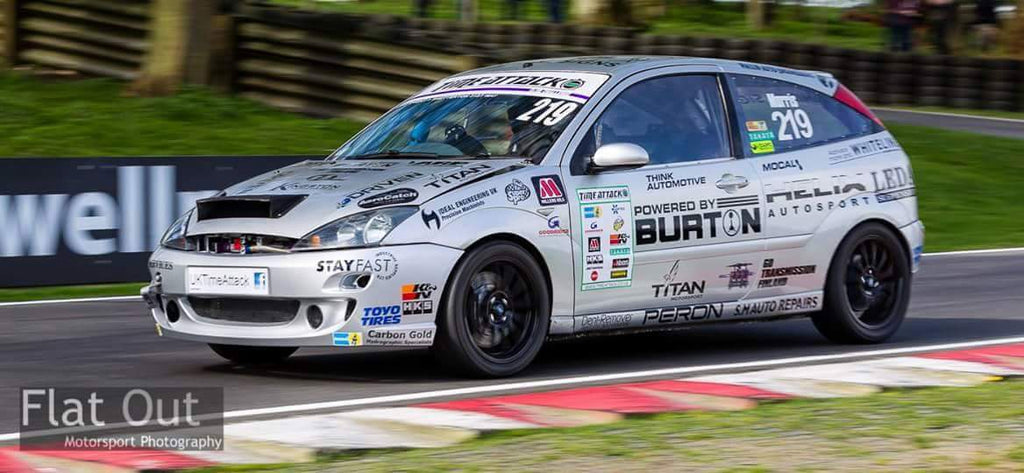 AJ Racing Focus mk1 Time Attack race car on track