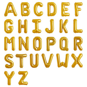 where to buy gold letter balloons