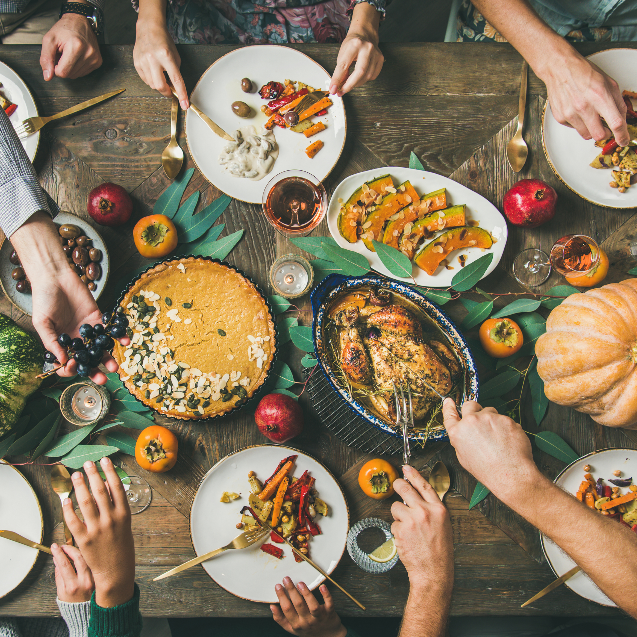 Fancy Thanksgiving Spread