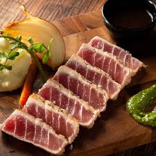 Tuna (Toro) Steak and  Sauce