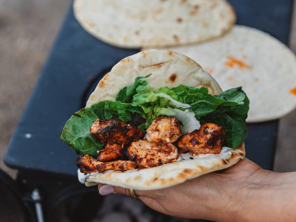 Recipe: Kickin Chicken Harissa Wraps. Anevay Stoves