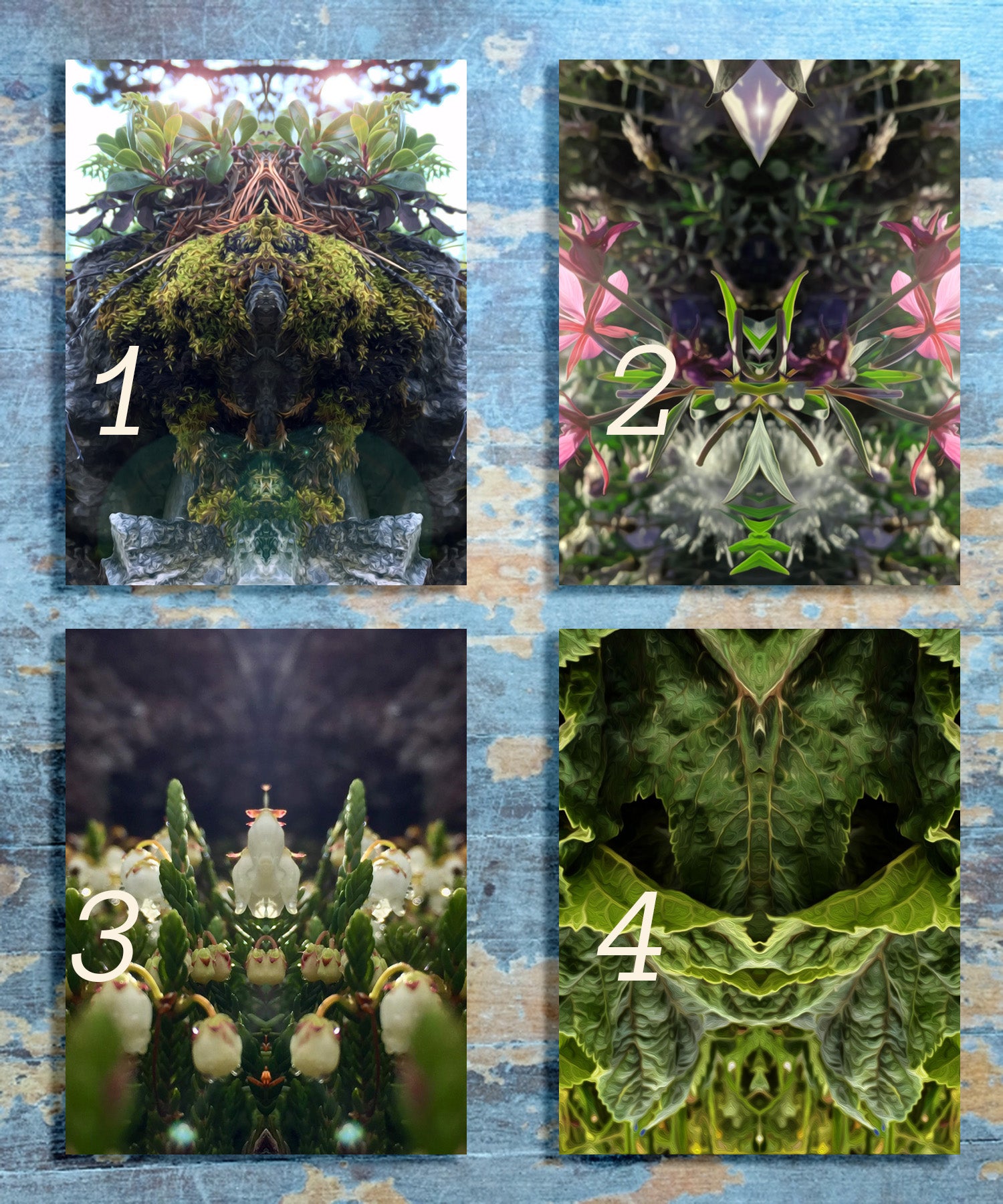 Nature's Rhythm Series - Cards 1 -4