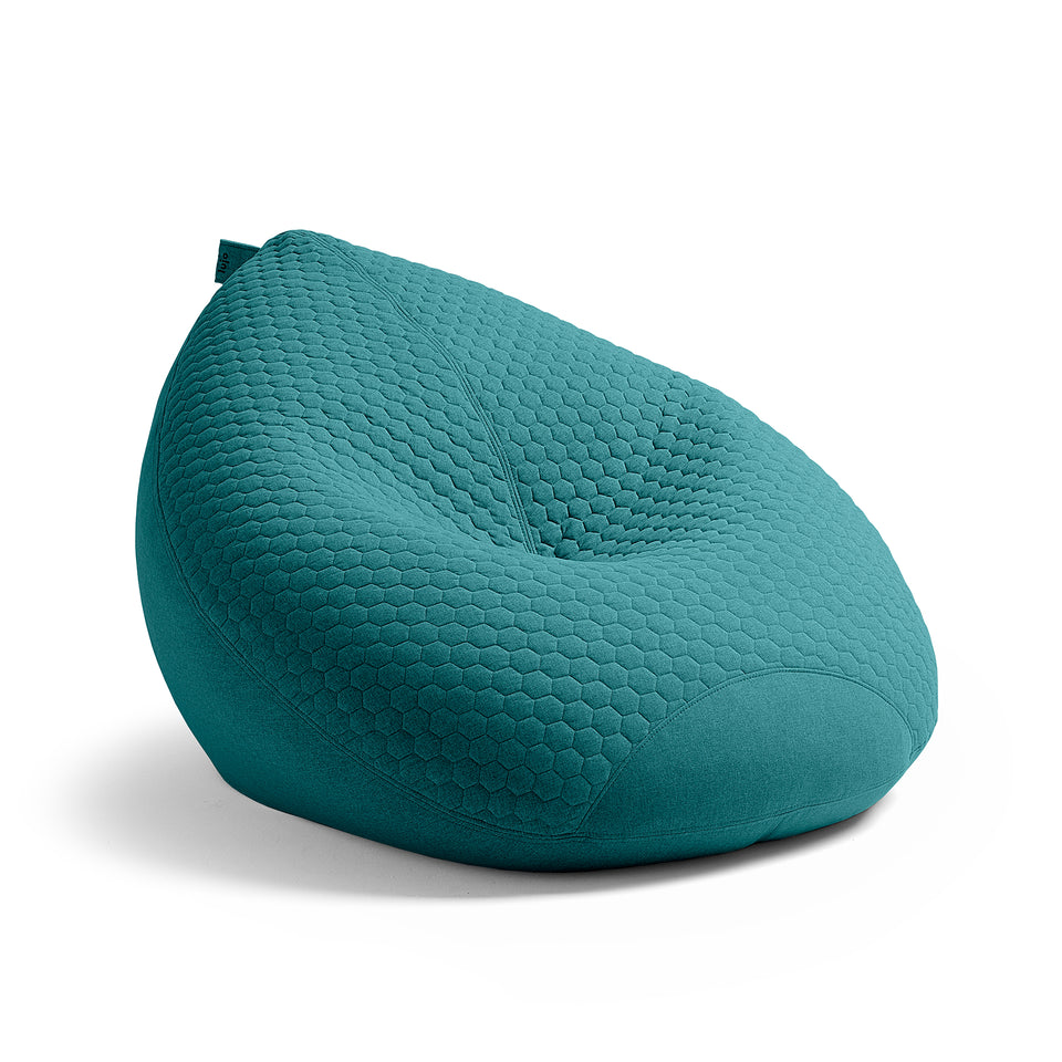 teal bean bag