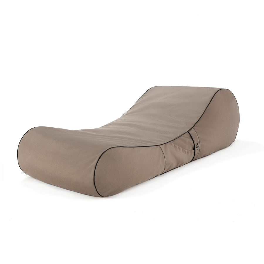 Luxury Outdoor Bean Bag Lounger Lujo Living   Tulum Bean Bag Lounger Taupe 900x 